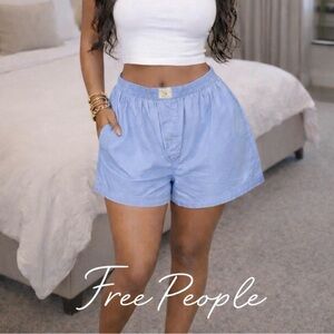 NWT FREE PEOPLE Women's Blue Shorts